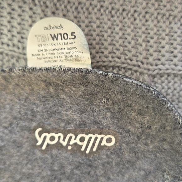 Allbirds Tree Breezer Navy Blue Womens Flats Size 10.5 EUC - Picture 3 of 7